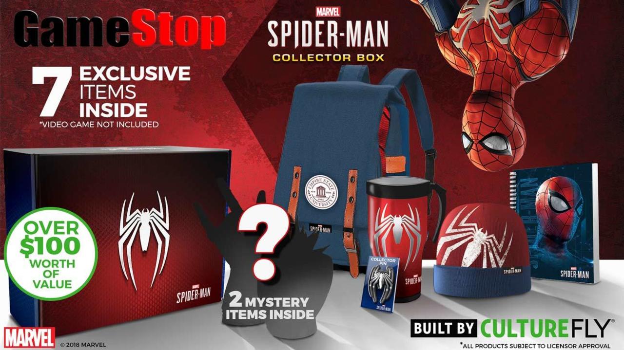 Gamestop Exclusive Spider-Man PS4 Collector’s Box Announced