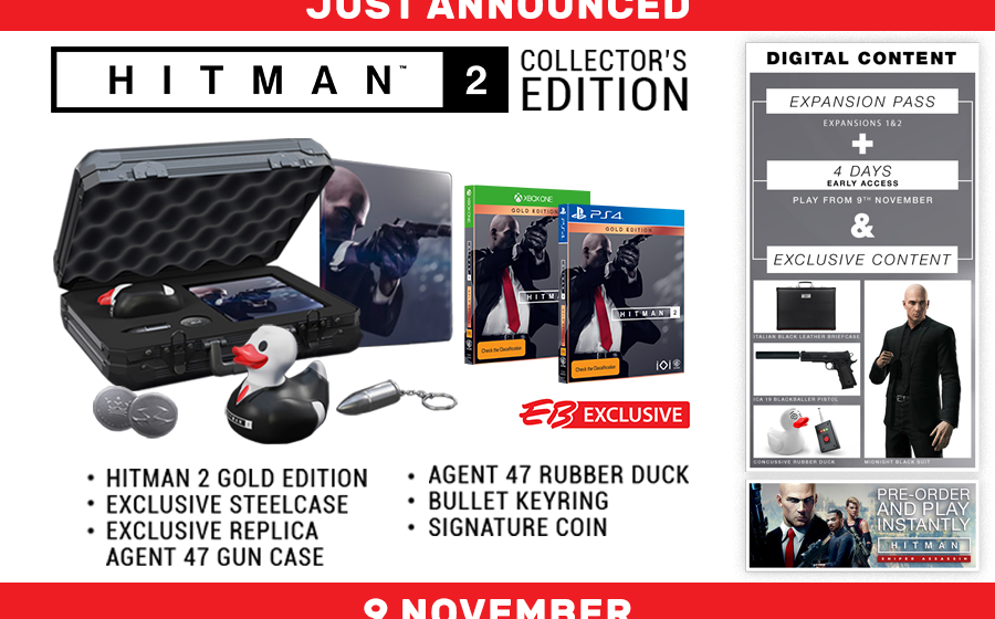Hitman 2 Collector’s Edition Has Been Revealed By EB Games