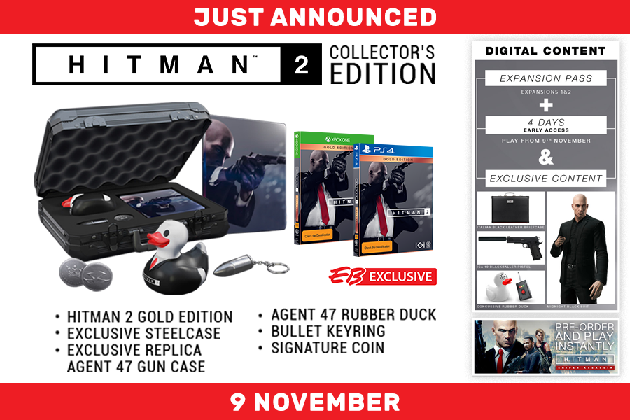 Hitman 2 Collector’s Edition Has Been Revealed By EB Games