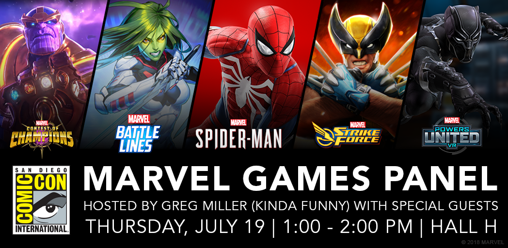 Marvel Games Panel Announced For SDCC 2018