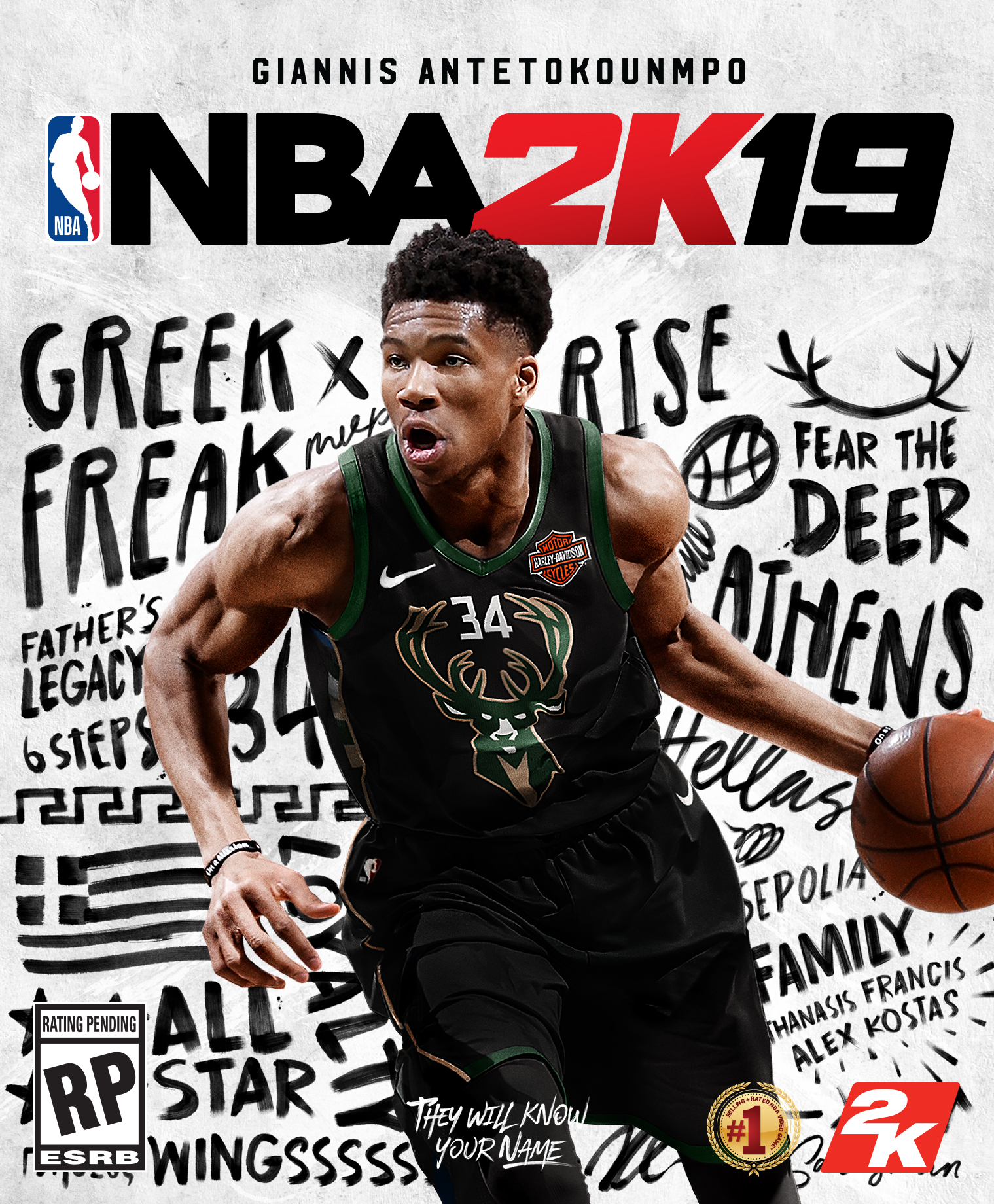 Giannis Antetokounmpo Slams Dunk As The Standard NBA 2K19 Cover Star