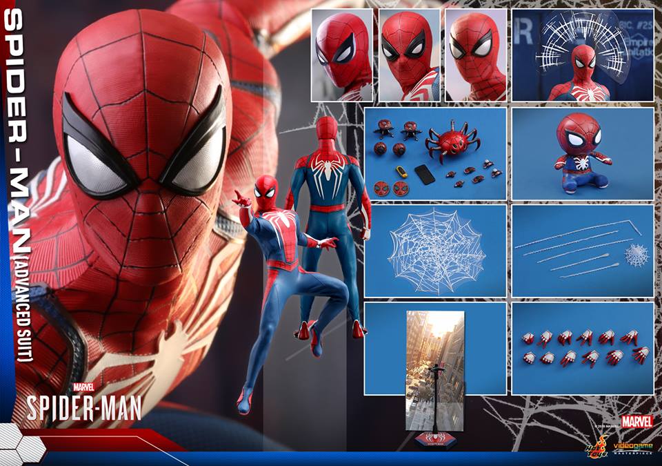 Hot Toys Reveals Photos For SpiderMan PS4 Figurine Just