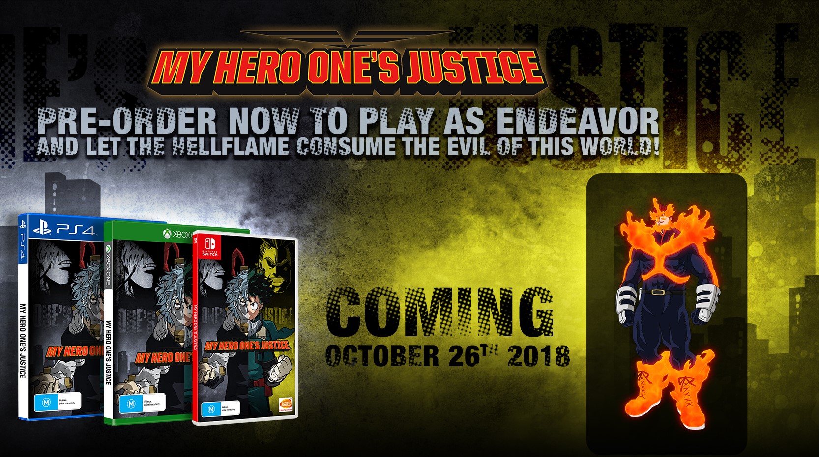 My Hero One’s Justice Gets A Release Date