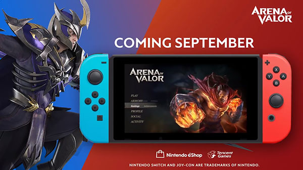 Arena of Valor for Nintendo Switch launches next month