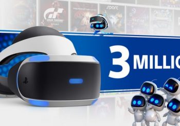 Sony Has Now Sold Over 3 Million PlayStation VR Units Worldwide