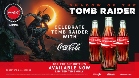 Square Enix And Coca Cola Partner Up For Unique Shadow of the Tomb Raider Promotion