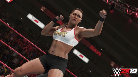 ESPN Reveals First Ronda Rousey Screenshot In WWE 2K19