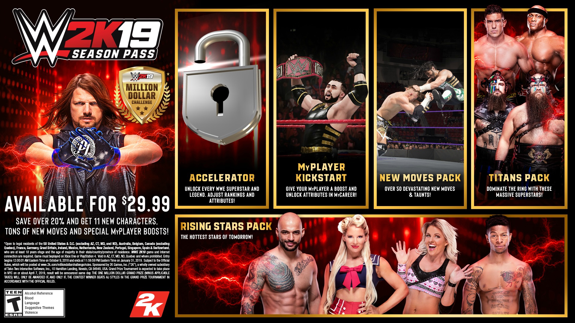 Prices And More Info Revealed For WWE 2K19 DLC Packs