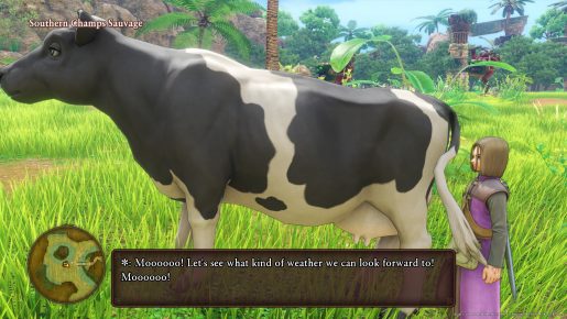 Dragon Quest XI Cow Locations - Southern Champs Sauvage