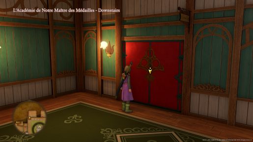 Dragon Quest XI Red Door - L'Academie De Notre Maitre des Medailles