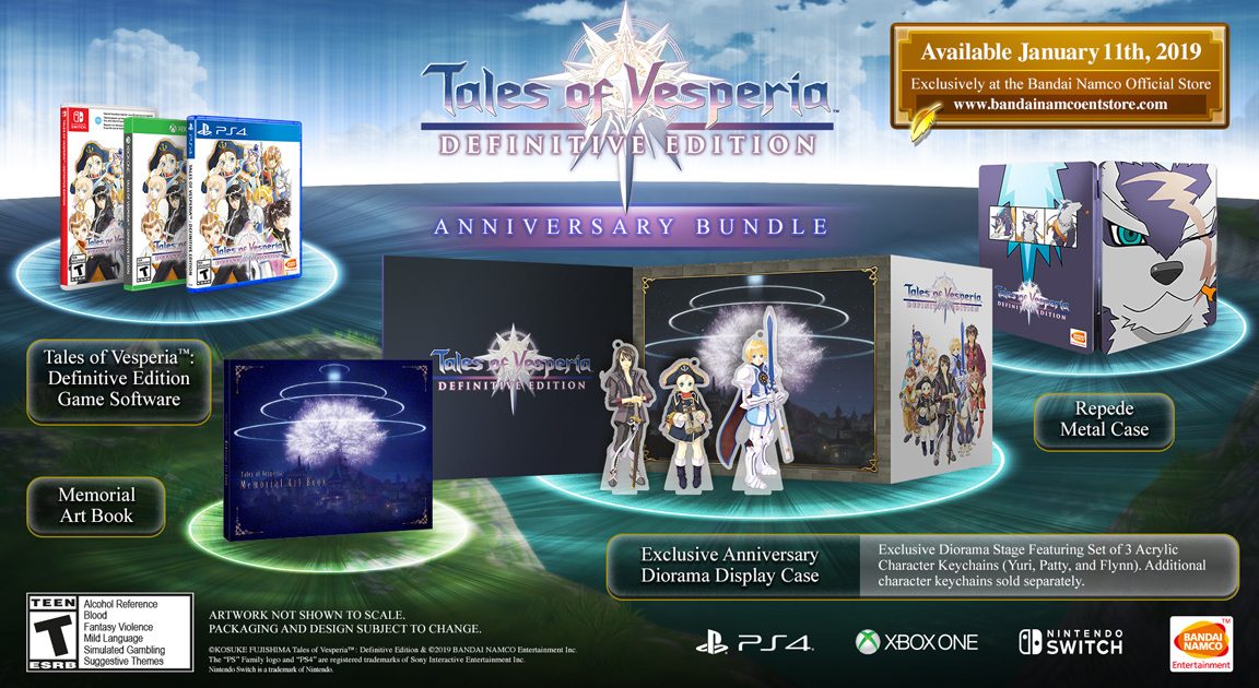 Tales of Vesperia: Definitive Edition limited editions announced for North America and Europe