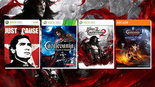 Castlevania: Lords of Shadow 1 & 2, Mirror of Fate, and Just Cause are now backwards compatible for Xbox One