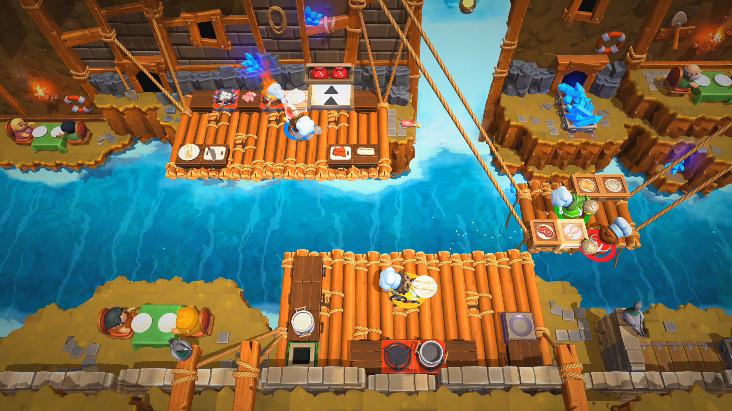 Overcooked 2 DLC beach