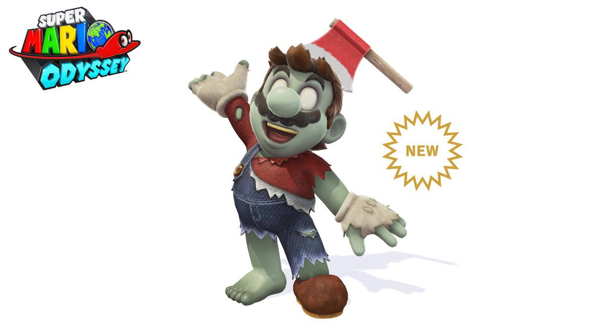 Super Mario Odyssey celebrates Halloween with a new Zombie costume