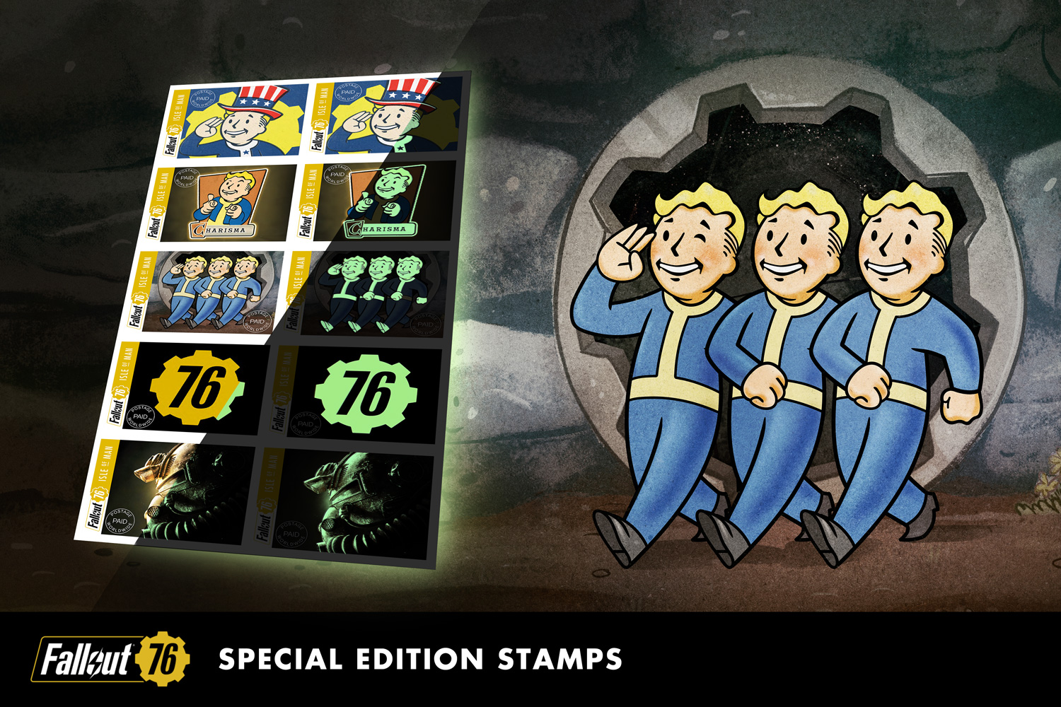 Fallout 76 Postage Stamps Unveiled By Bethesda