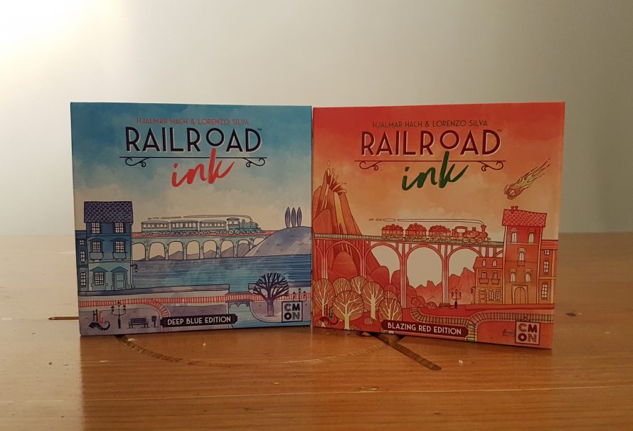 Railroad Ink Deep Blue Edition and Blazing Red Edition Review