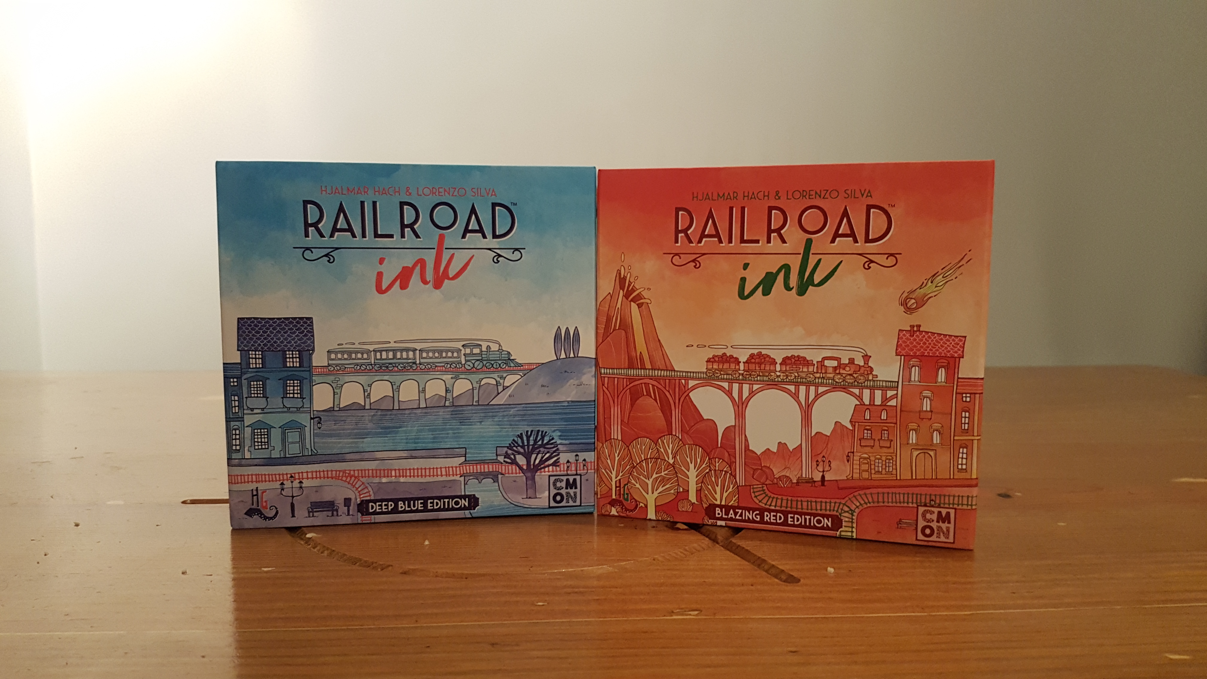 Railroad Ink Deep Blue Edition and Blazing Red Edition Review