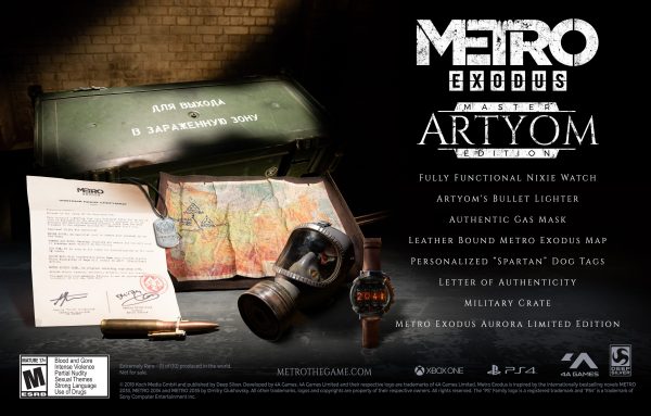Metro Exodus ‘Master Artyom Edition’ announced