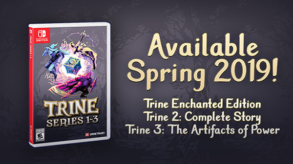 Trine 2: Complete Story launches February 18 for Switch; Trine Series getting physical version this Spring