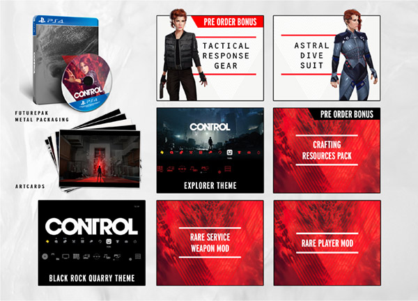 Control Pre-Order Bonuses and Expansion pass detailed