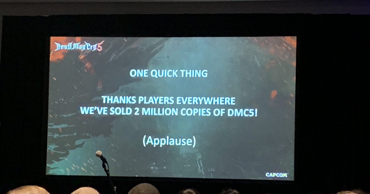 Devil May Cry 5 sold two million copies worldwide