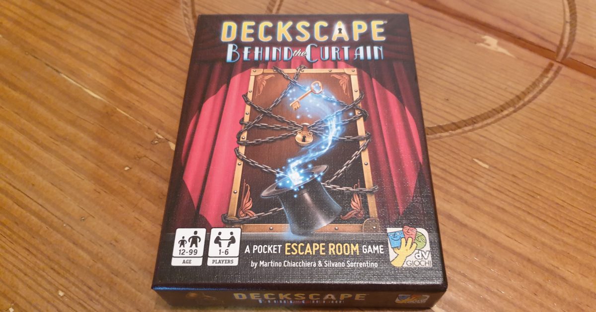 Deckscape: Behind the Curtain Review – A Magical Escape Room Adventure