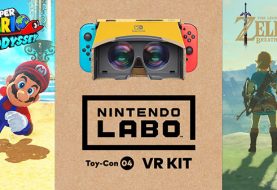 Super Mario Odyssey and The Legend of Zelda Breath of the Wild are compatible with the Nintendo Labo VR