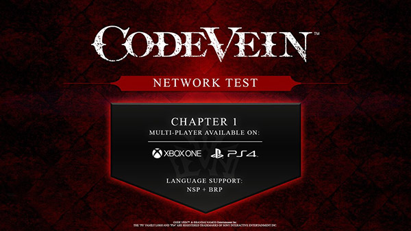 Code Vein closed network test set for later in May for PS4 and Xbox One