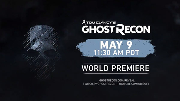 Ghost Recon reveal announcement set for May 9th