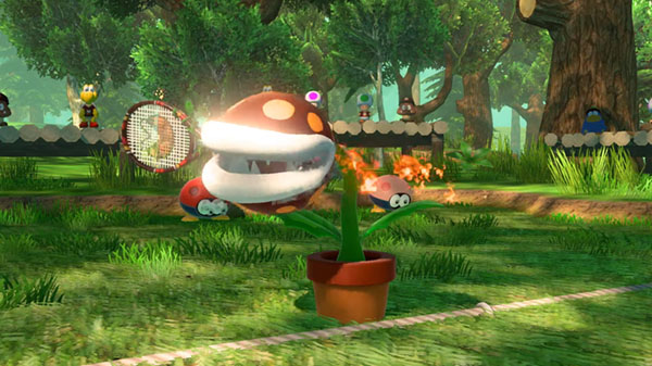 Mario Tennis Aces Fire Piranha