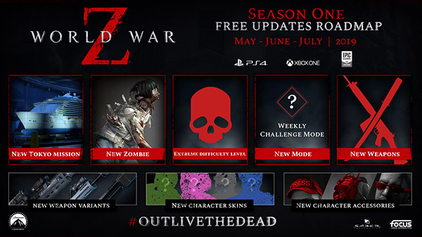 World War Z Season One DLC Roadmap revealed