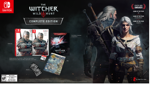 The Witcher 3 Complete Edition coming to Switch this year