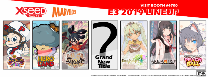 XSEED Games E3 2019 Lineup Announced