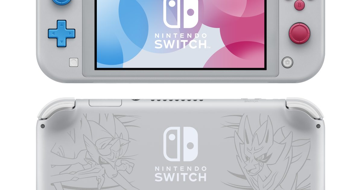 Nintendo Switch Lite ‘Zacian and Zamazenta Edition’ announced