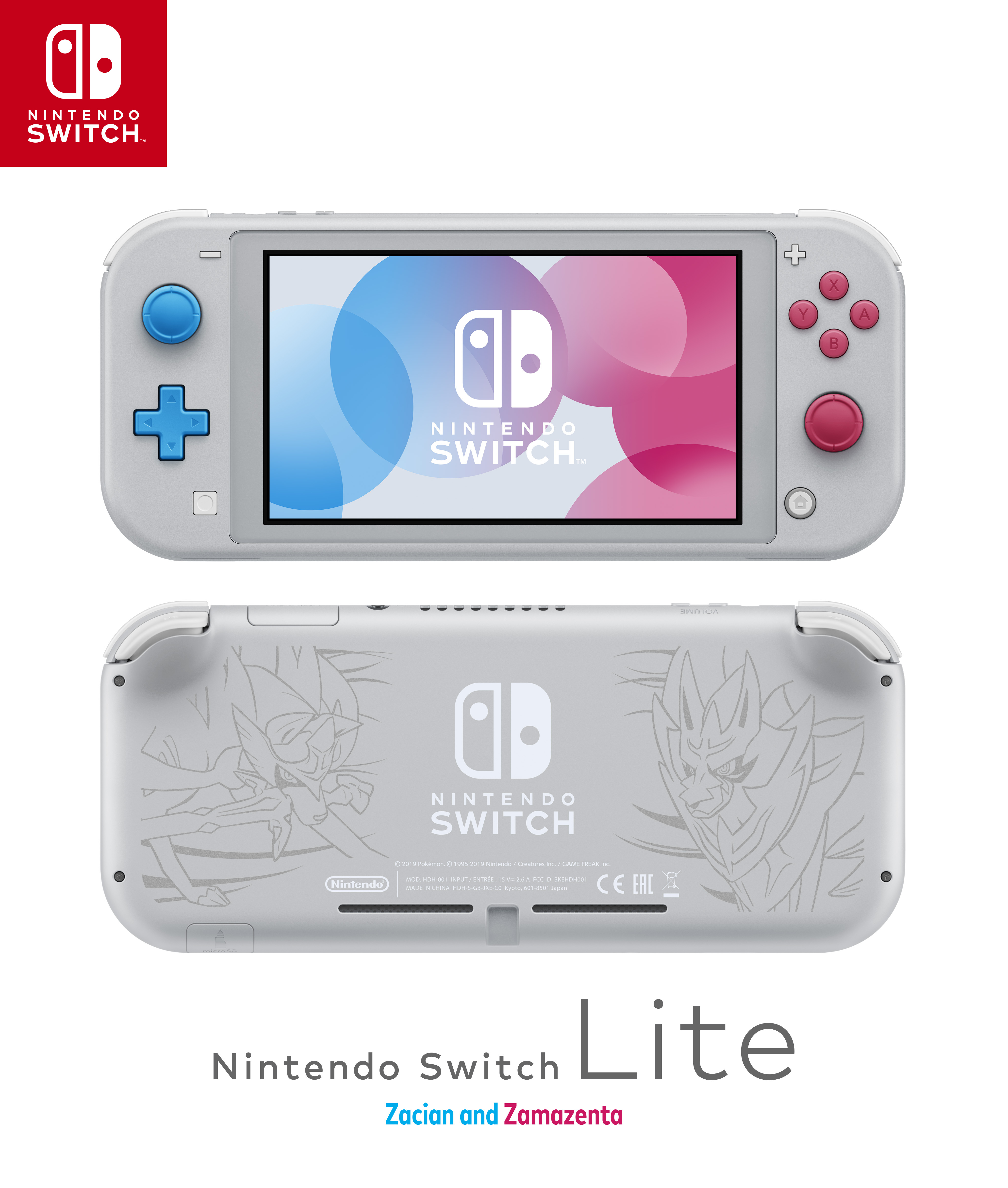 Nintendo Switch Lite ‘Zacian and Zamazenta Edition’ announced