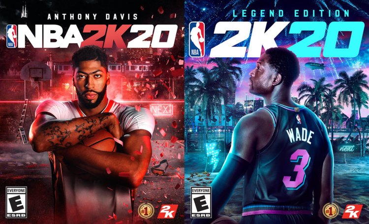 Anthony Davis And Dwyane Wade Are The NBA 2K20 Cover Athletes