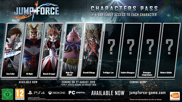 Jump Force getting Majin Boo and Katsuki on August 27