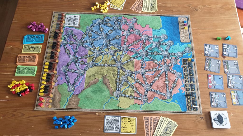Rio Grande Games Recharged Version New Power Grid Contemporary Manufacture
