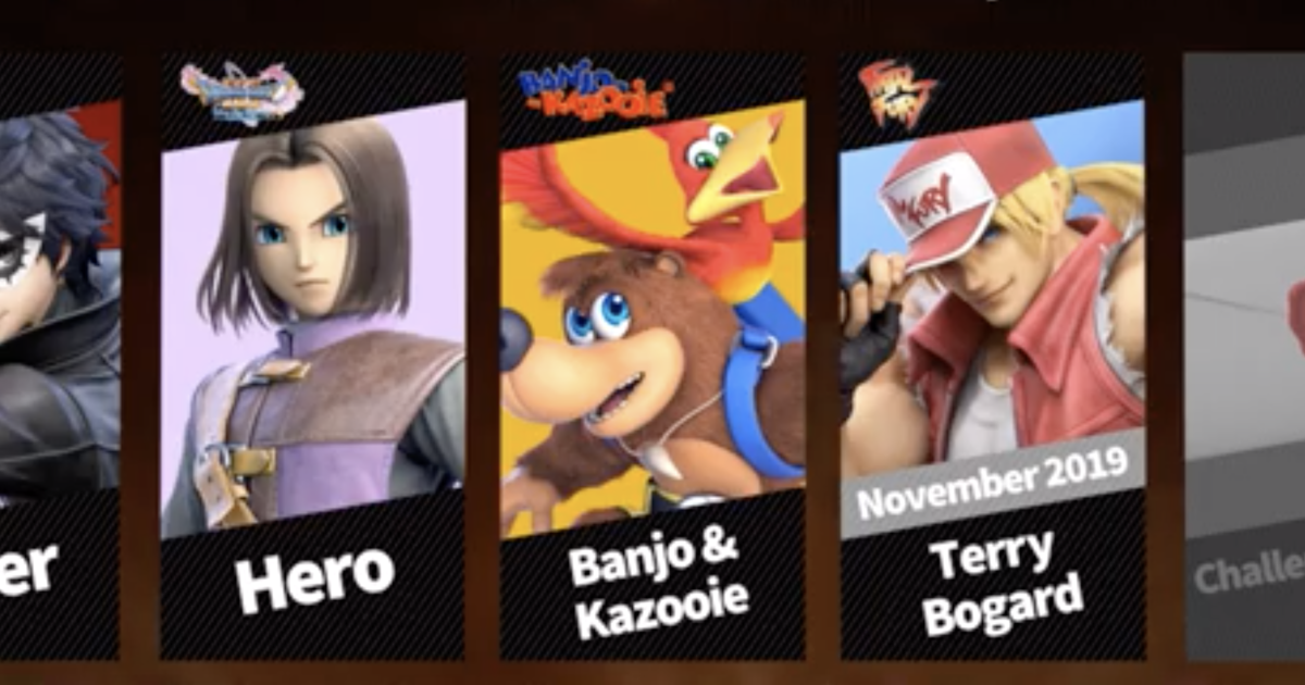Banjo-Kazooie Joins Super Smash Bros. Ultimate Today; Terry Bogard Confirmed as the Next Fighter