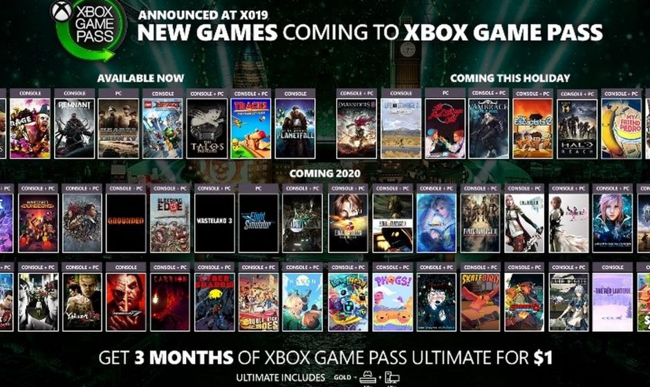 Xbox Game Pass Gets a Bunch of New Games; Even More Revealed for the Future