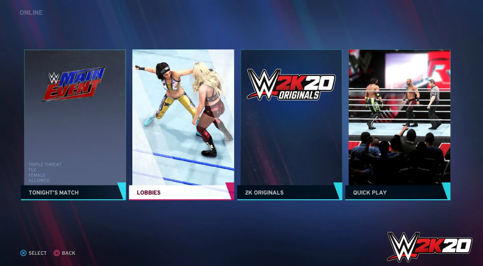 2K Games Announces Online Features In WWE 2K20