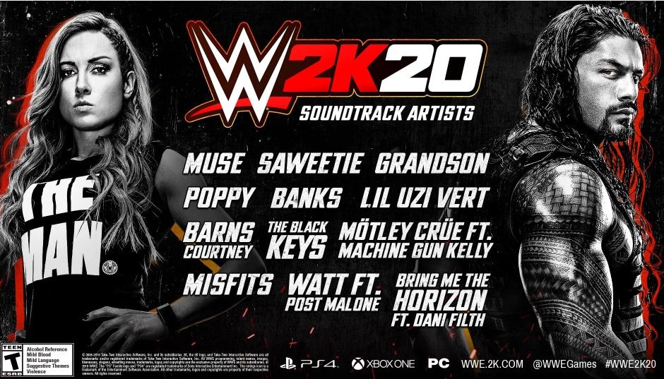 Full WWE 2K20 Soundtrack Revealed