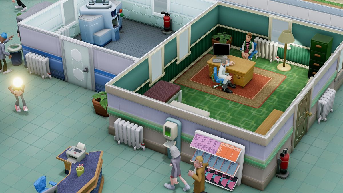 Two Point Hospital delayed Console