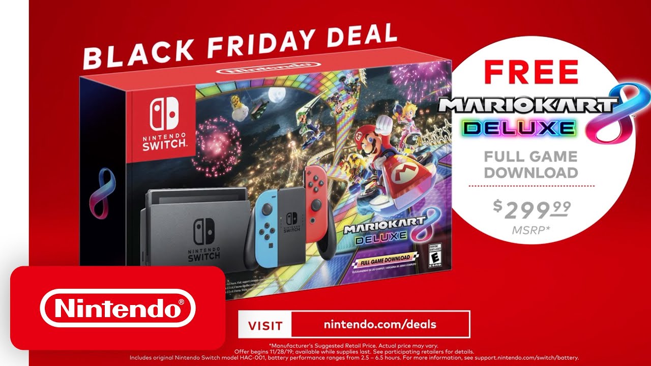 Nintendo reveals Black Friday Sales Prices - Just Push Start