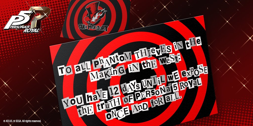 Persona 5 Royal Announcement set for December 3 in North America