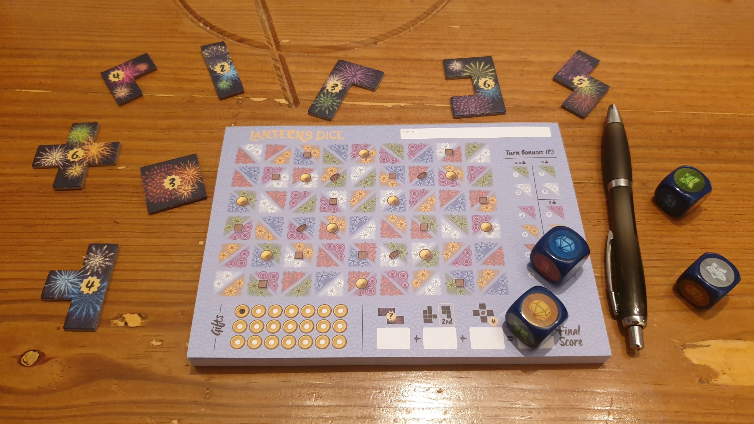 Lanterns Dice Lights in the Sky Review Just Push Start