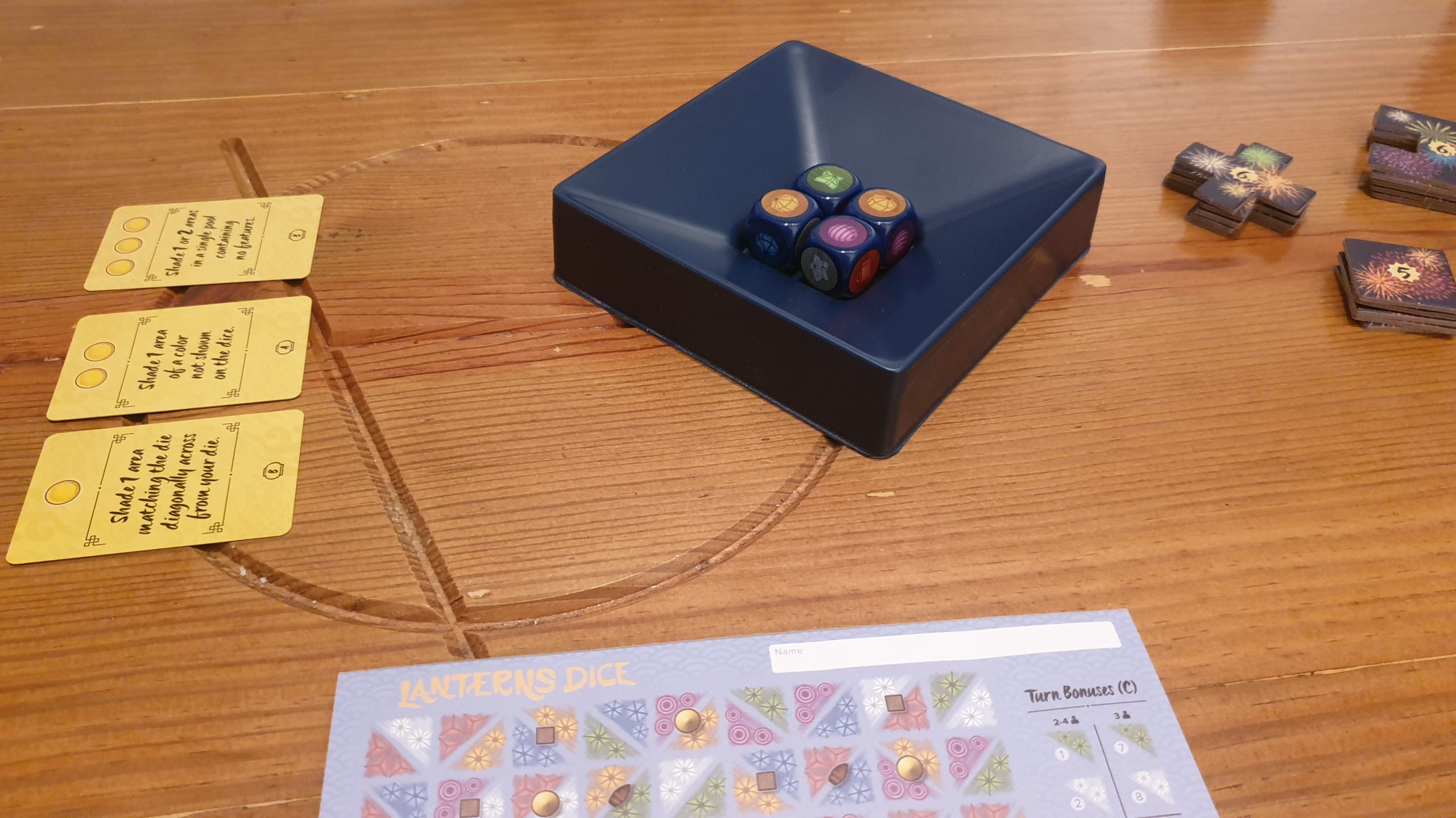 Lanterns Dice Lights in the Sky Review Just Push Start