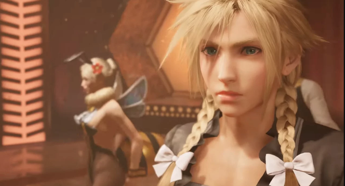 See Cloud Cross-dressing In New Final Fantasy VII Remake Trailer