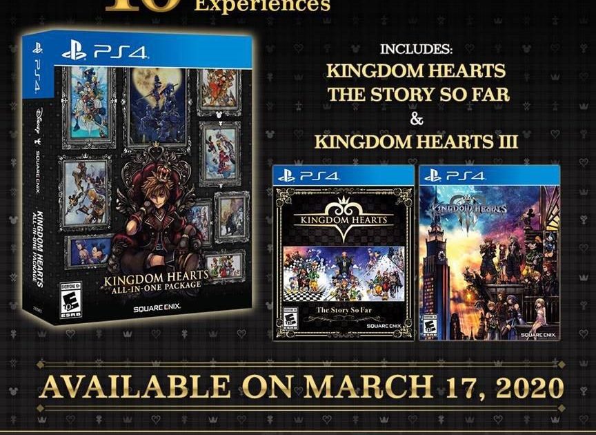 Kingdom Hearts All-in-One Package coming to PS4 on March 17