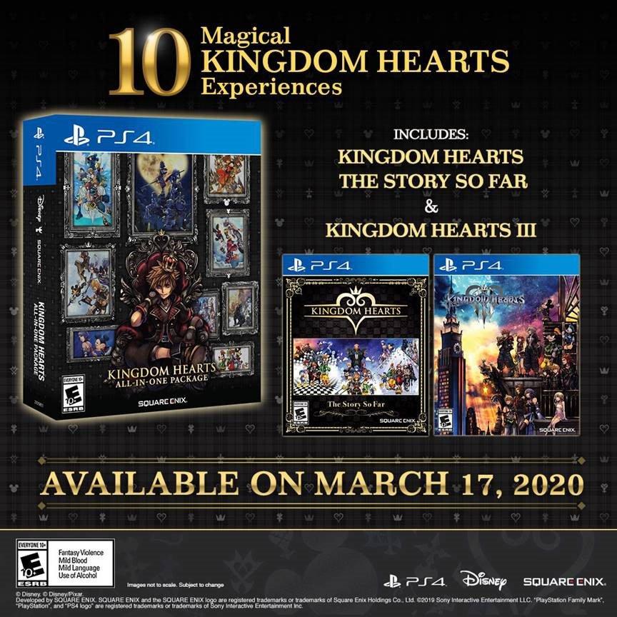 Kingdom Hearts All-in-One Package coming to PS4 on March 17